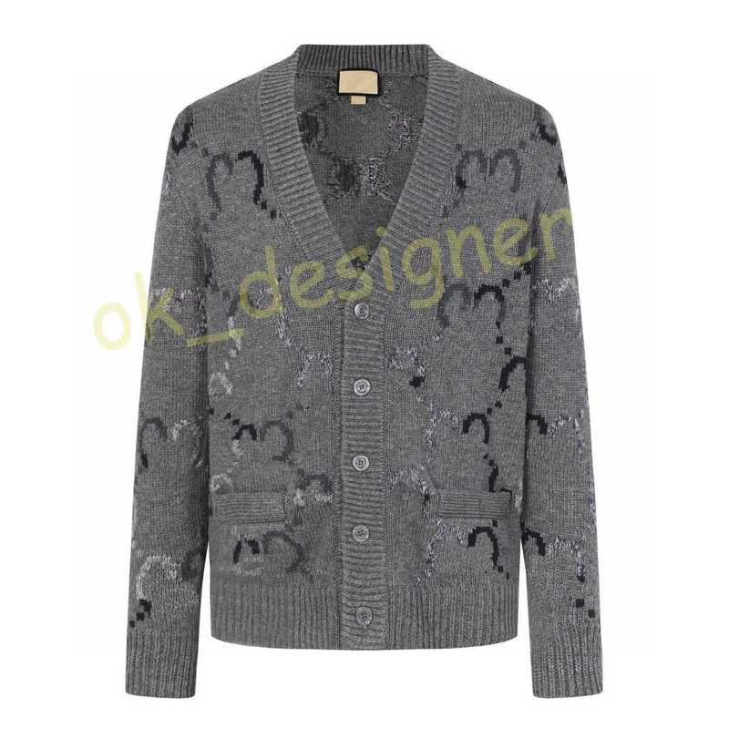Designer Men's Sweaters Original Brand 2025FW Autumn Winter New Full Letter Print Knitted Cardigan Jacket Unisex