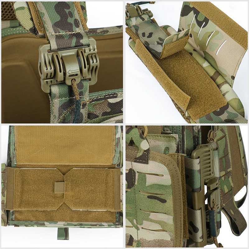 Artex Light Weight Quick Release Combat Plate Carrier 1000D Nylon Molle Tactical Vest Hunting XJ251114