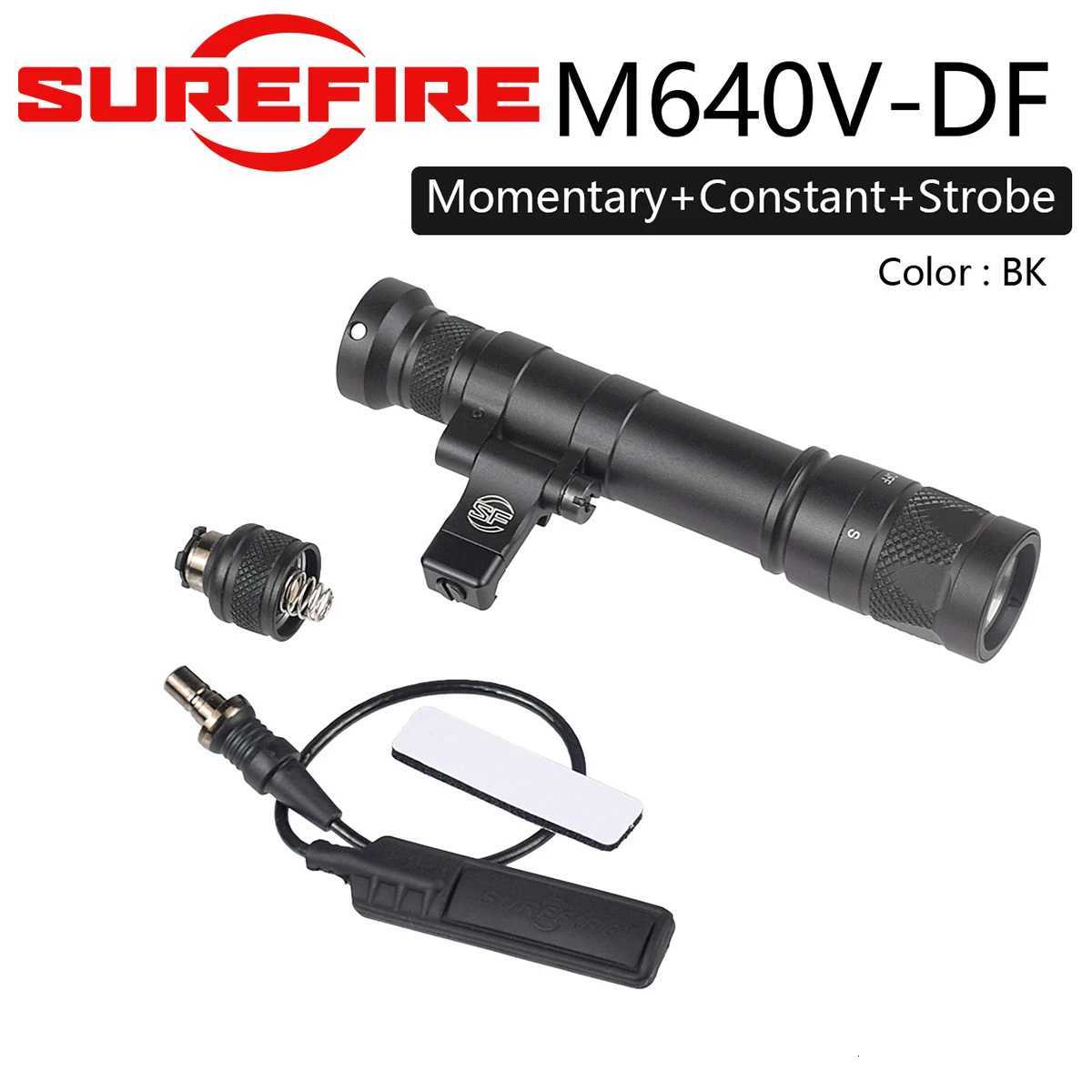 Tactical SureFire M640 M640DF Light M640V M340V M340C Flashlight Outdoor Rifle Airsoft Weapons Light LED Lanterna Fit 20mm Rail Z251115