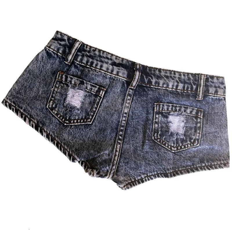 Womens Low Waist Sexy Denim Jeans Shorts Nightclubs Bars and Beach 250415
