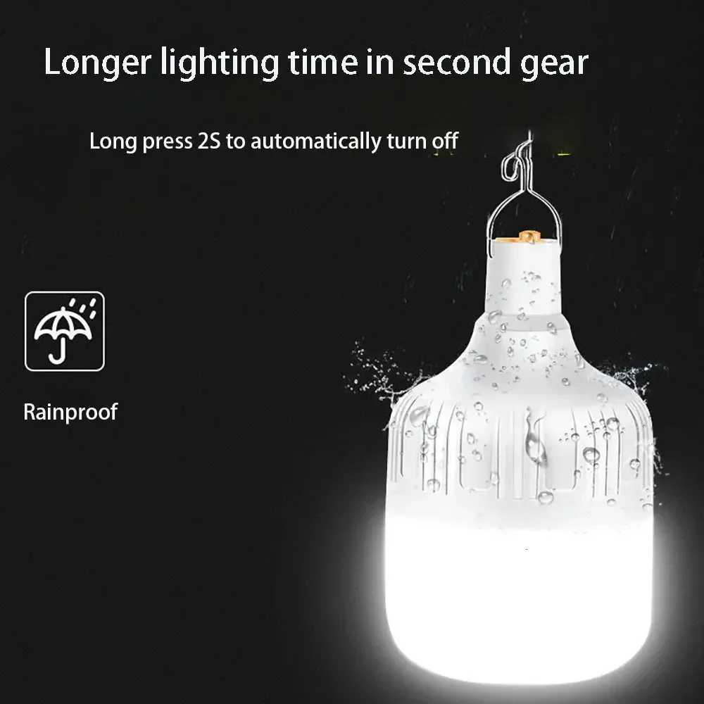 New LED Emergency Lights House Outdoor USB Rechargeable Portable Lanterns Emergency Lamp Bulb Battery Lantern BBQ Camping Light M251115
