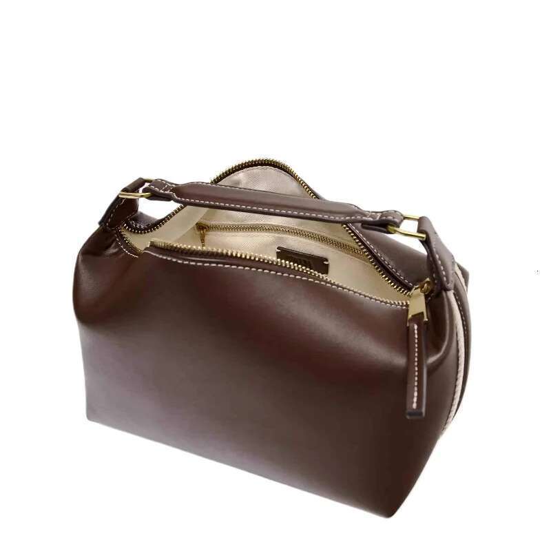 Famous Brands Handbag Woman Side Striped Belt Decoration Casual Shoulder High Quality Faux Leather Exquisite Crossbody Bag