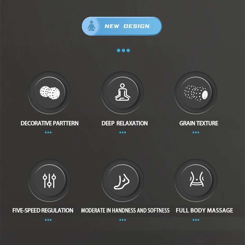 Smart Vibrating Peanut Portable Rechargeable Body Muscle Relaxation Neck Back Foot Massage Fascia Yoga Ball