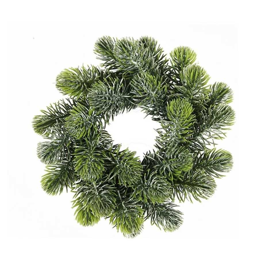 Artificial Christmas Decoration Festive Atmosphere Front Door Decor 20CM Artificial Wreath Flexible DecorationM251115