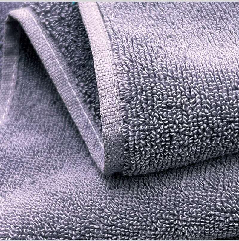 6/8Pcs Set Adult Bathroom Cotton Super Absorbent Wash Hand 2 Bath Towel Hotel Spa Beauty Salon Grey