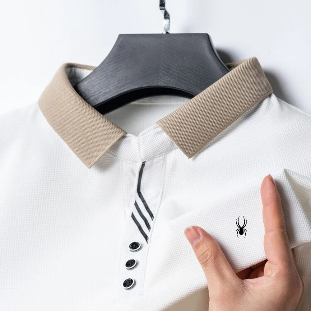 2024 Leisure and Entertainment Polo Casual Mens Tshirt Summer Fashion Daily Business Polo Casual Tshirt Polo 250411