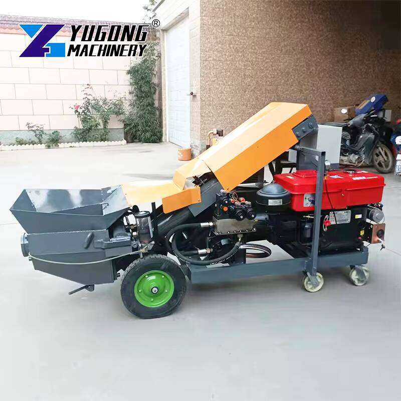 Solar Powered Concrete Pump - Green Energy Solution for Remote Area Projects