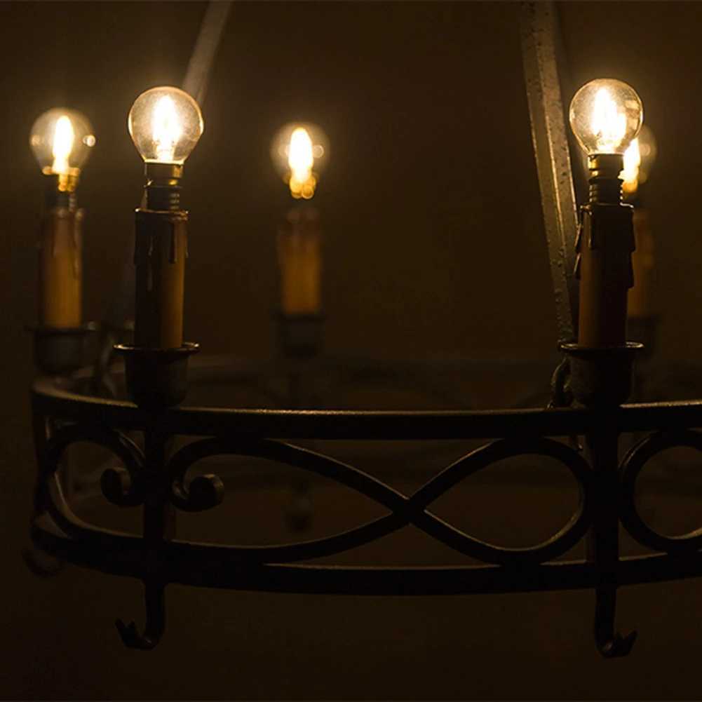 G40 Light bulb Led E14 Globe 110V 220V 1W Ampoules Vintage Pendant Chandelier Warm White Filament Lamp Decoration For Bedroom C251115