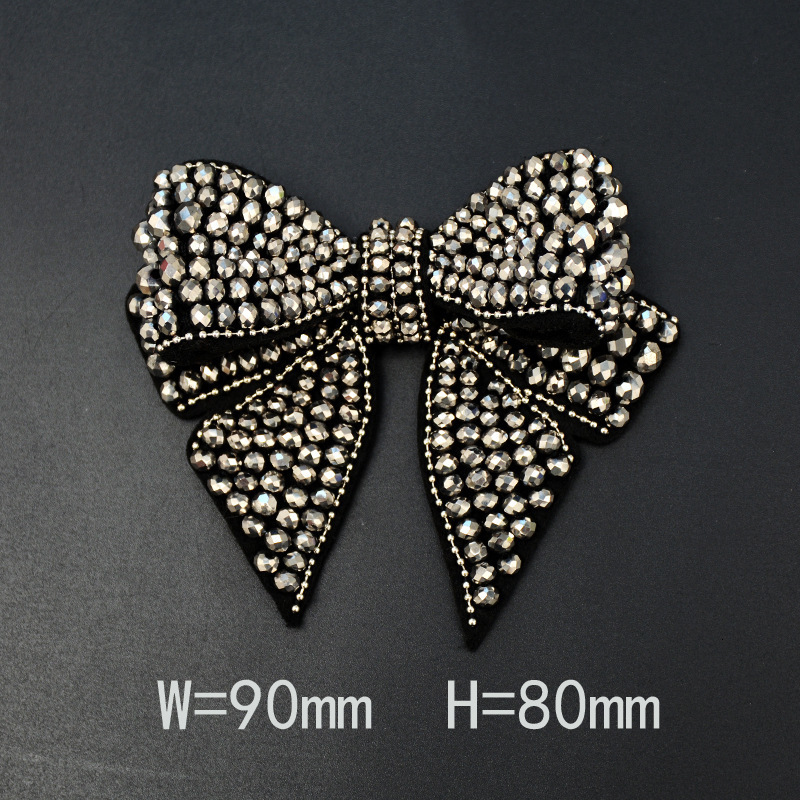 Beautiful Bow Rhinestone Flowers Bridal Wedding Party Shoes Accessories For high Heels Sandals Boots Decorations Shoes flower 240613