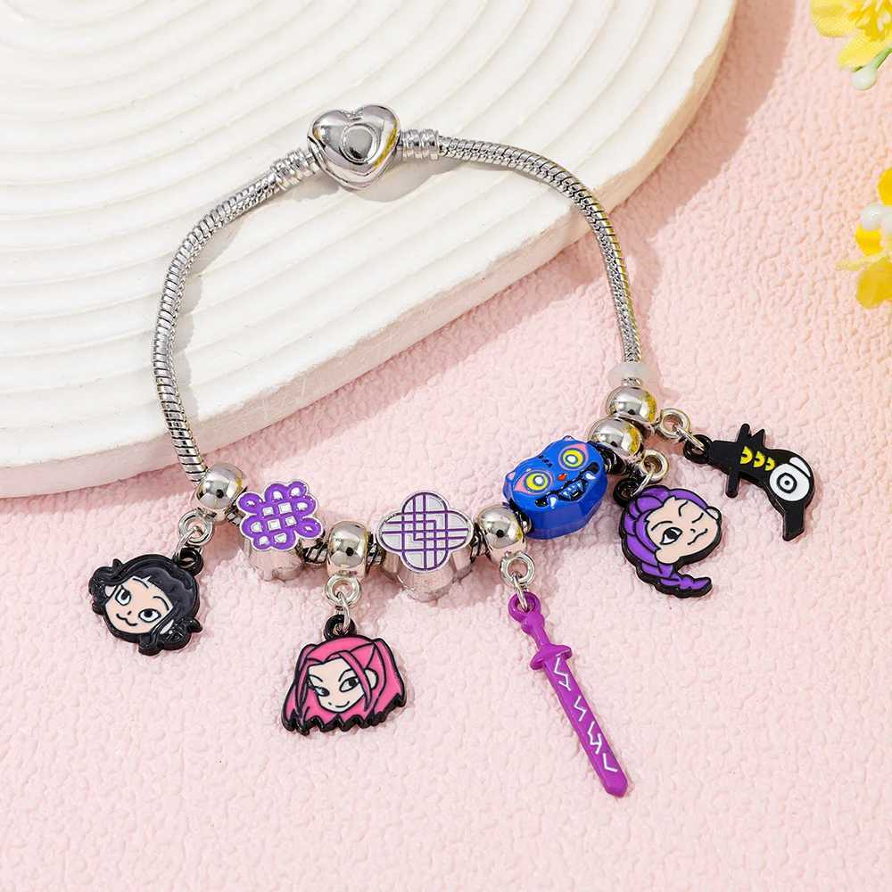 KPop Demon Hunters Rumi Zoey Mira Crow Bracelet Womens Fashion Accessories Girl Cute Cartoon Anime Derived Peripheral Bracelet J251115