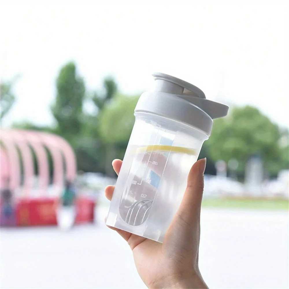 300ml/1059oz Water Bottle For Drink Plastic Leak Proof Sports Bottles Protein Shaker Water Bottle Mixing Cup Kitchen DrinkwareW251114