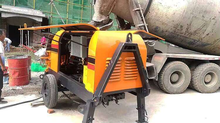 Foam Concrete Mixer Pump Machine Diesel Mini Concrete Pump for Sale