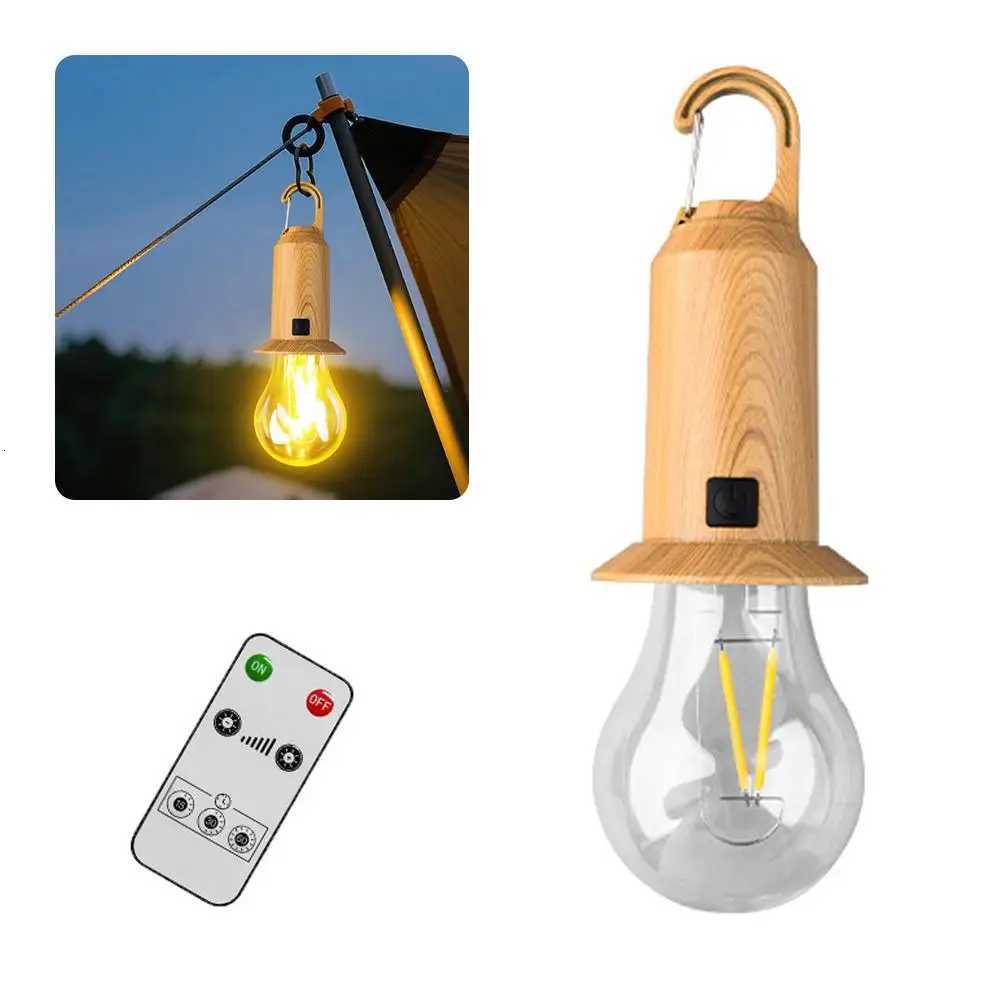 Solar energy Camping Lamp LED Remote control Rechargeable Hanging Courtyard Garden Decoration Lantern Outdoor Camping lamp light M251115