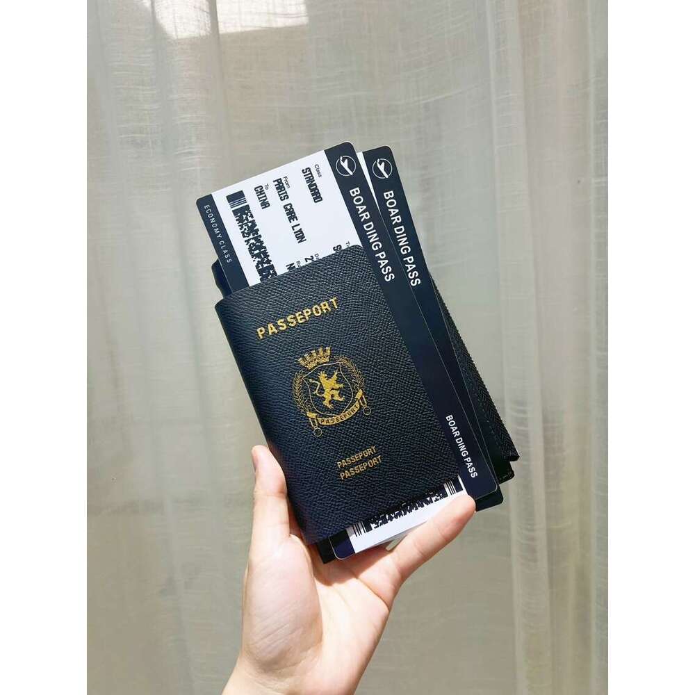 Mm Women's Bags B Home New Product: Airplane Ticket Holder, Passport Bag, Fashionable And Versatile Couple's Hanging Neck, Zero Wallet, Genu