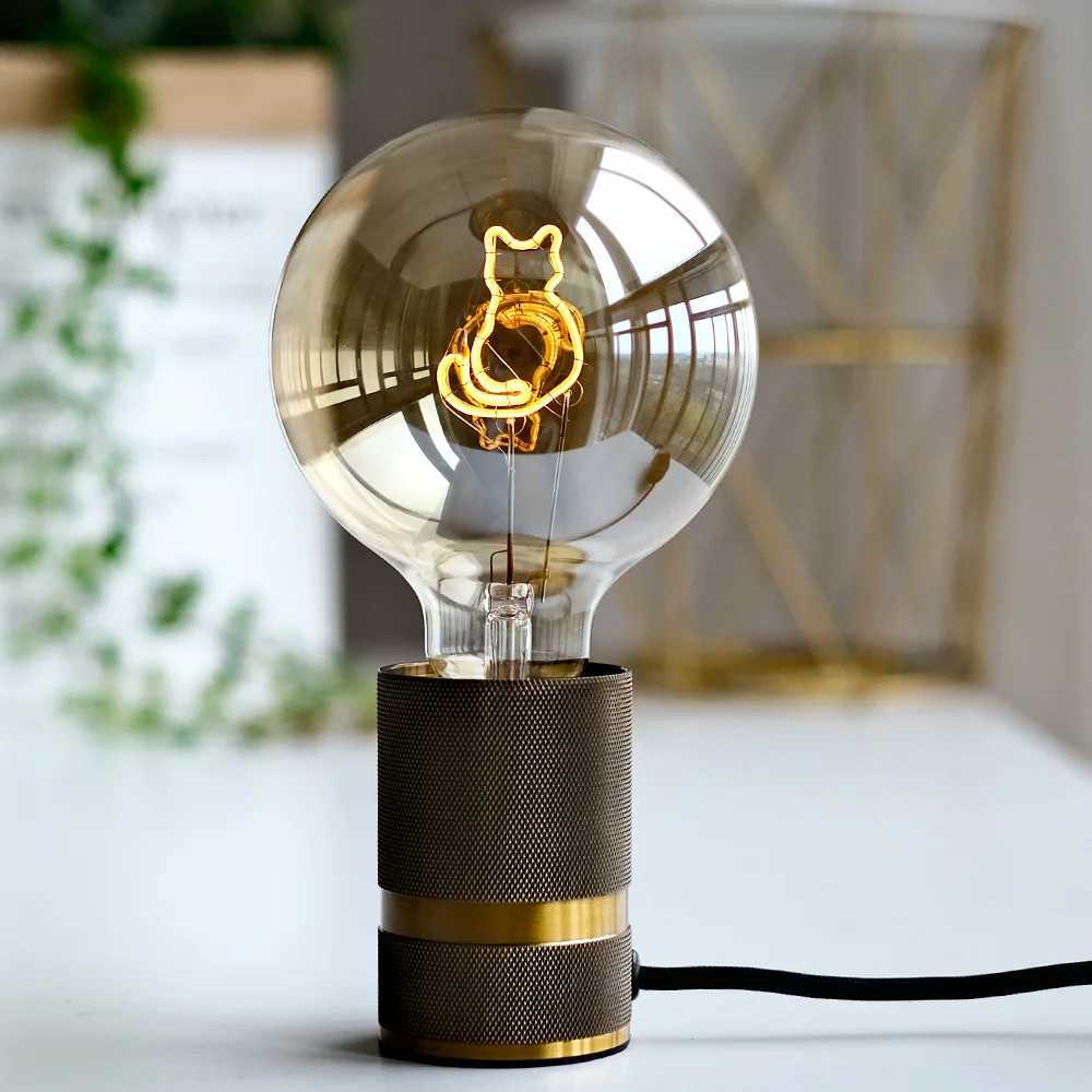 TIANFAN Vintage Led Bulb Big Globe G125 Cat 4W Dimmable Alphabet Led Bulb 220V 100V E26 E27 Decorative Edison Bulb C251115