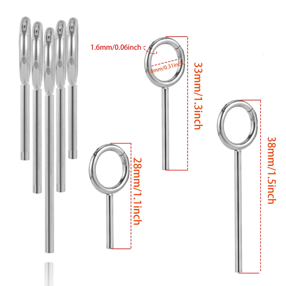 5/10/lot Ear Lobe Cuff Ring Ear Clip Earrings Simple Jewelry For Women Piercing Stainless Steel Ear Circle Earrings Body Jewelry 250408