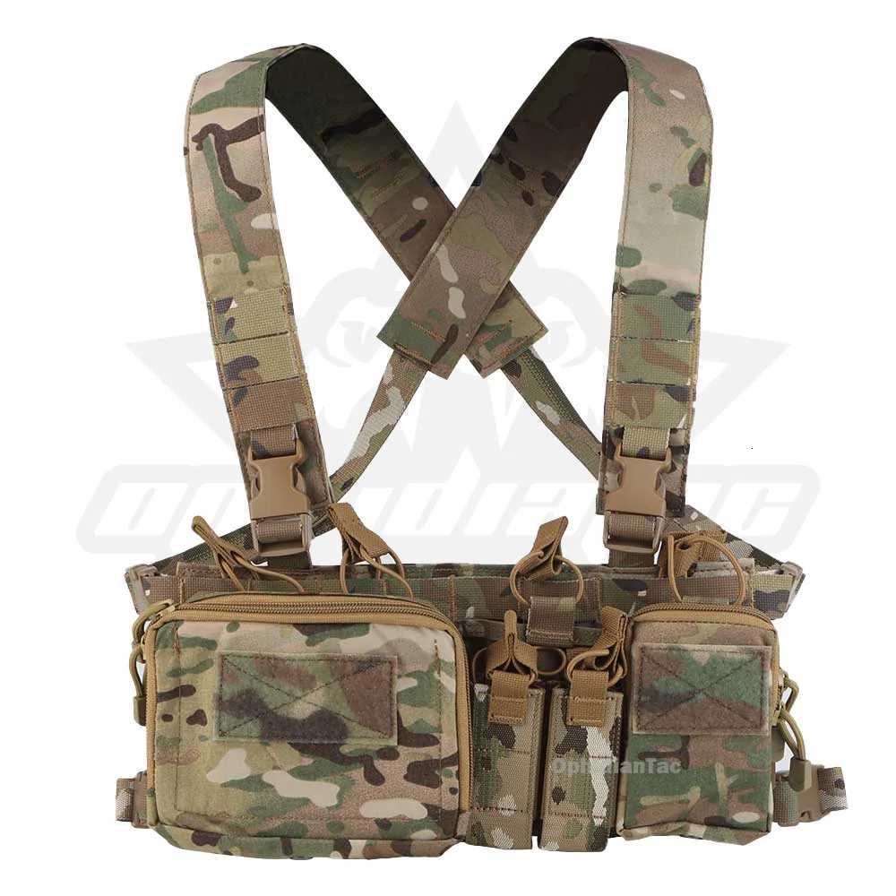 Outdoor Gear D3CRH Chest Mount Vest Equipment Extended Airsoft Vest Accessories Heavy Duty Airsoft Hunting Gear XJ251114
