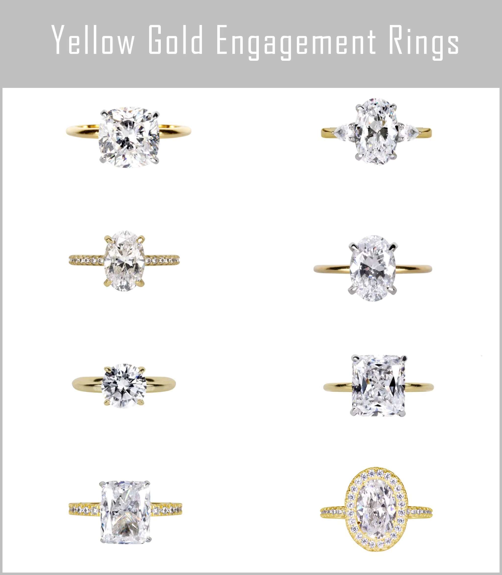 High Quality Moissanite VVS Diamond Wedding Ring Solitaire Gold 9K 10K 14K 18K 2CT DEF Color Stable Hot Sale Fancy Pattern