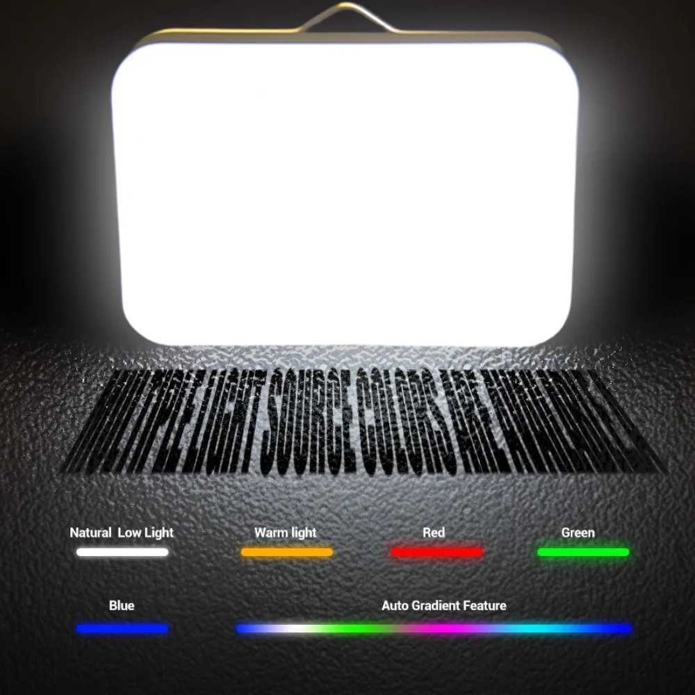 Portable Rechargeable Mini LED Camping Lamp With Hook Outdoor Camping Lantern Emergency Hanging Tent Fishing Waterproof Lights M251115