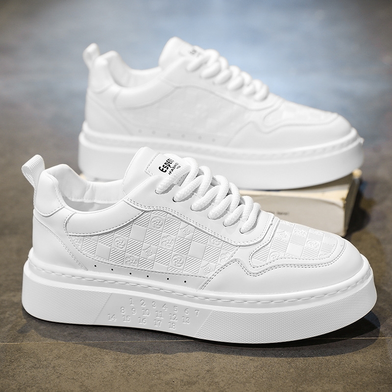 Free shipping casual shoes men sports shoes casual comfortable fashion thick soled height increasing printed board shoes