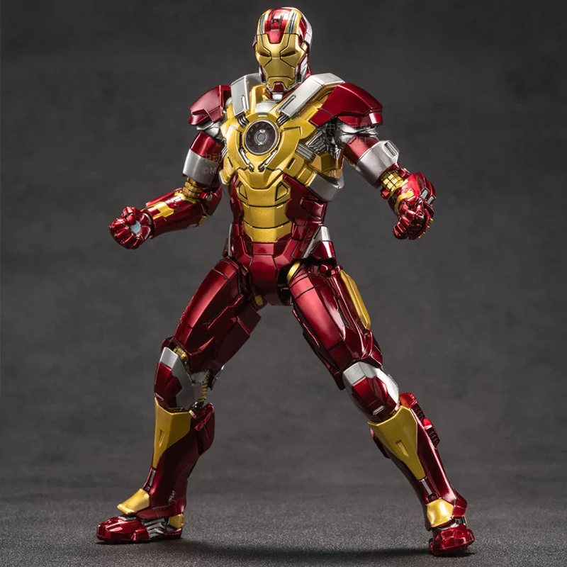 ZD Toys Marvel Official Licensed Iron Man MK17 7Inch Tony Stark Action Figure Avengers 1/10 Scale Collectible Model Kids Gifts Bulk Wholesale