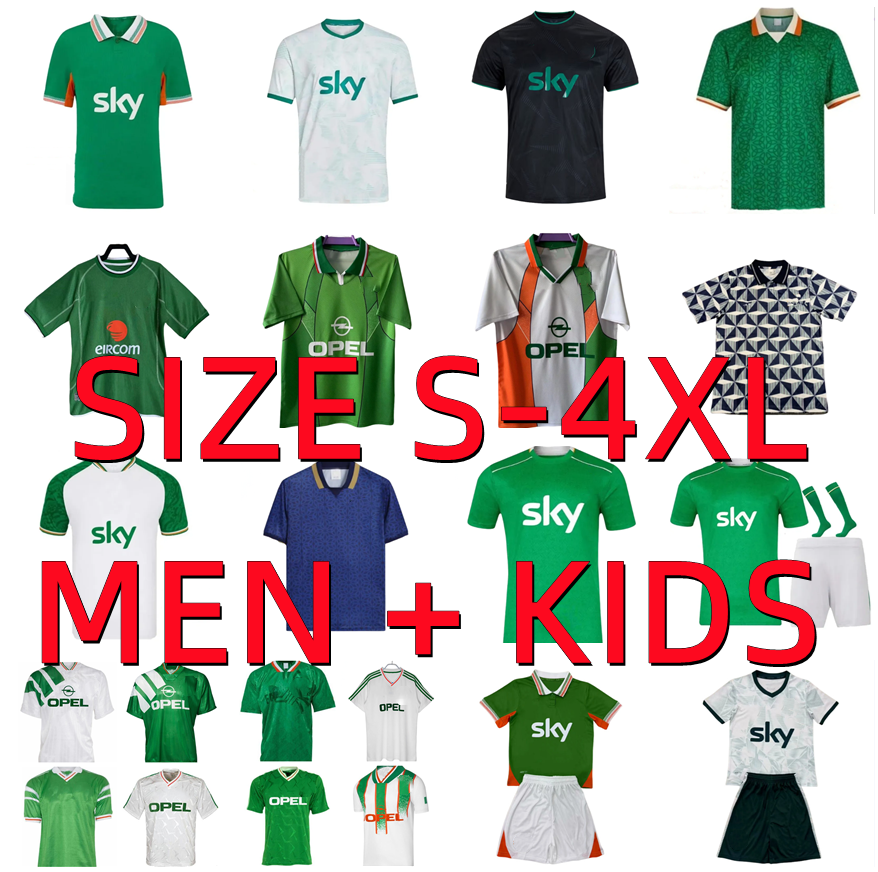 2025 2026 2027 Ireland KEANE soccer jersey 88 90 92 94 25 26 27 Retro DOHERTY DUFFY St.Patrick's Day FERGUSON McATEER Hendrick McClean DOHERTY football shirt Men Kids kit