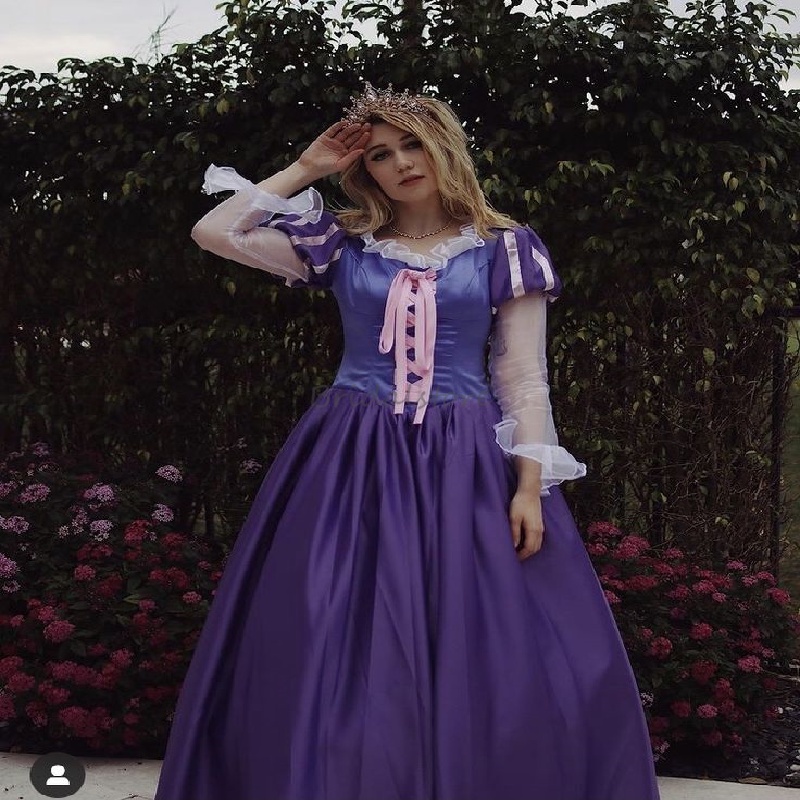 Cosplay Cinderella Prom Dress South Belle Long Sleeve Civil War Costume Halloween Evening Dress Formal Birthday Party Wear Masquerade Vestio De Fiesta
