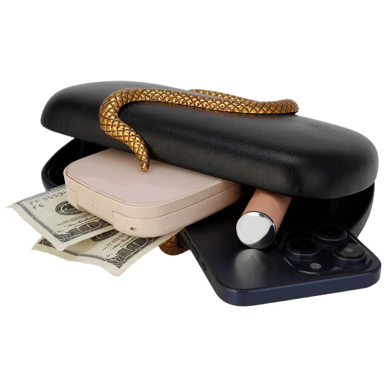 Metal Snake Party Bags For Women Highclass Smooth Designer Evening Bags Purses Clutch Party Chain Shoulder Handbags Bolsos W251114