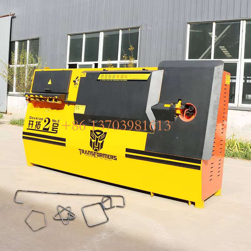 Heavy-Duty 15kW Rebar Bender - 60mm Max Diameter & 360° Continuous Rotation