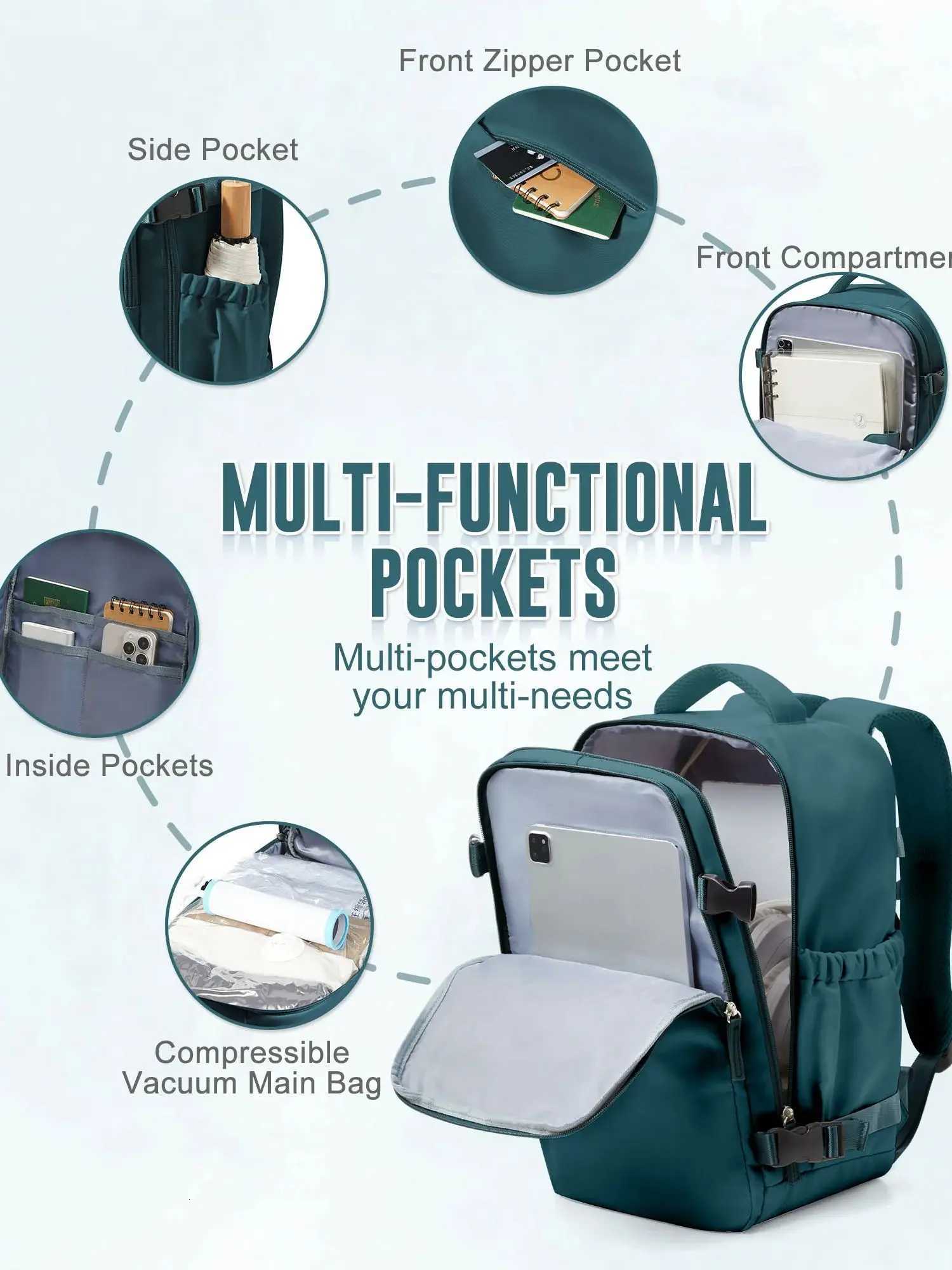 Aviation Backpack Wizzair 40x30x20 Air Vacuum Storage Bags With Travel Backpack for Men WomenRyanair Notebook Backpack for WorkW251114