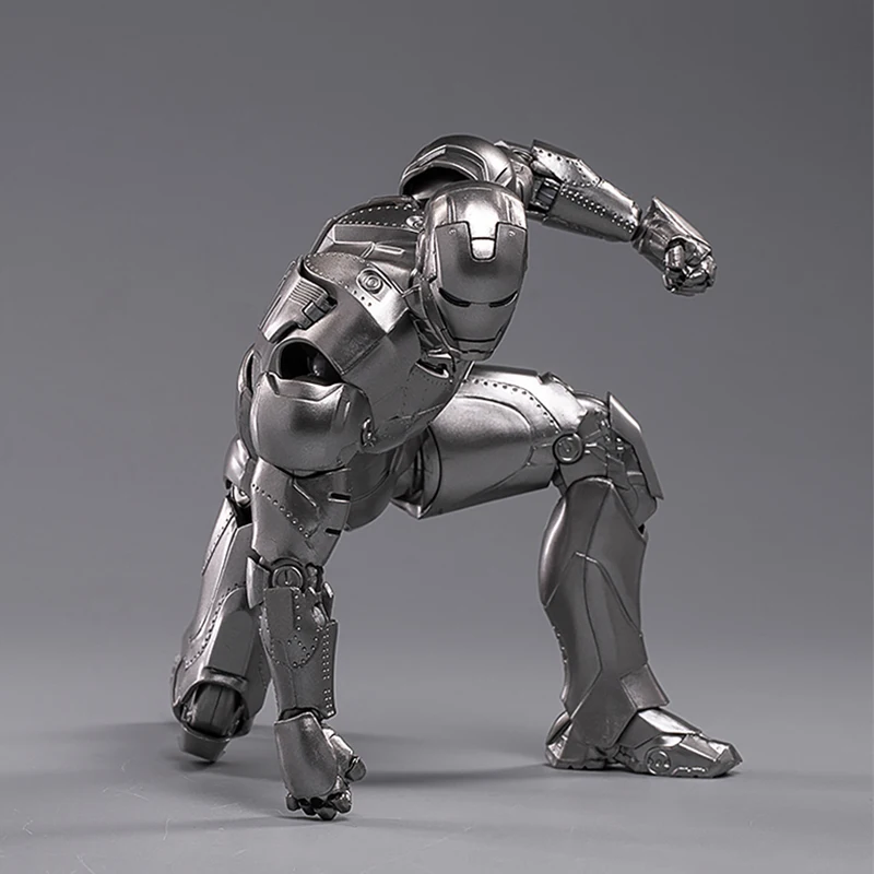 ZD Toys Marvel Official Licensed Iron Man MK2 7Inch Tony Stark Action Figure Avengers 1/10 Scale Collectible Model Kids Gifts Bulk Wholesale