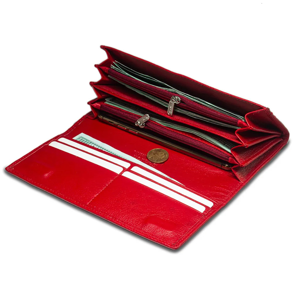 Womens wallet leather womens wallet ID card holder womens clutch bag womens coin wallet womens handbag 250410