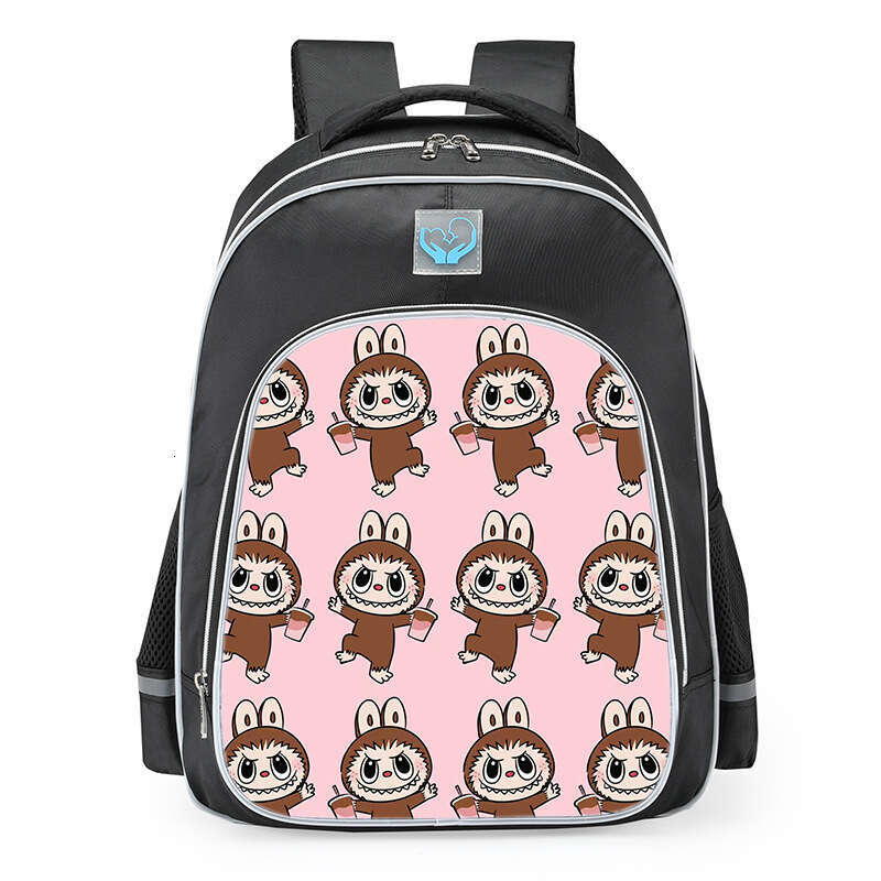 Elementary School Student Male Labubu Large Capacity Kindergarten Backpack Lightweight Reducing Load Children's Bag Female