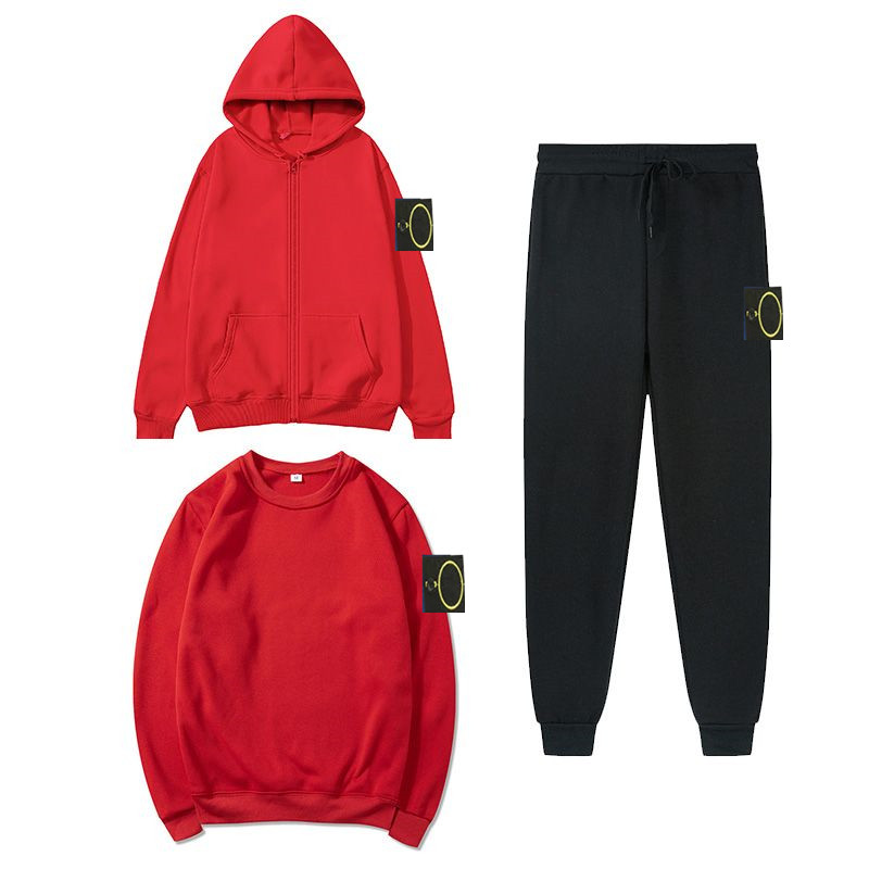 stones jacket islands cargo jumper Autumn winter sportswear men's women's badges hooded sweatshirt street jogging sportswear fitness sportswear sweatshirt