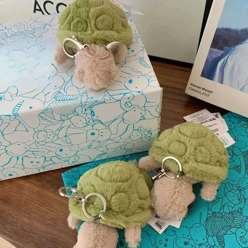 Jellycat Mr. Timmy Turtle Pendant Keychain - Cute Plush Toy for Girls Baby Soothing Accessory W250524
