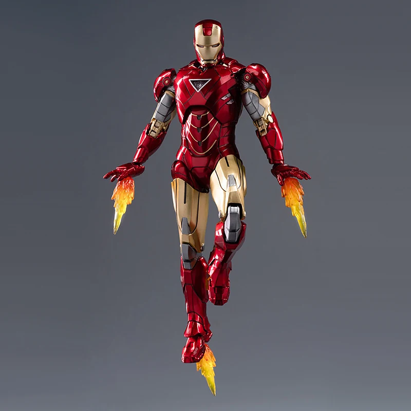 ZD Toys Iron Man MK6 Model 7inches Action Figures Tony Stark Iron Man 1/10 Avengers Genuinely Collect Model Ornaments Boy Gifts