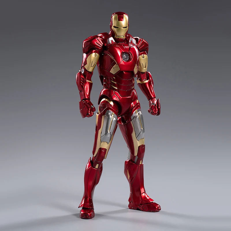 ZD Toys Marvel Official Licensed Iron Man MK7 7Inch Tony Stark Action Figure Avengers 1/10 Scale Collectible Model Kids Gifts Bulk Wholesale