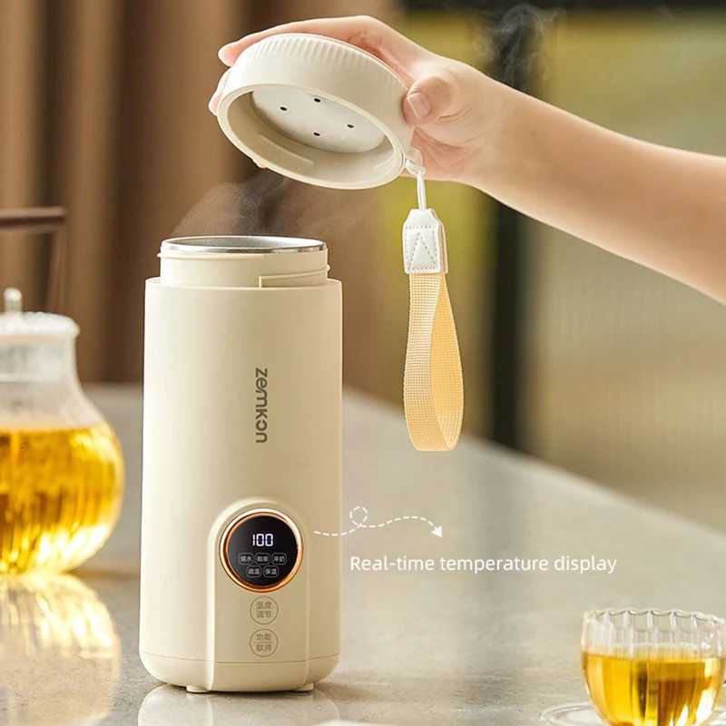 550ML Electric Kettle Portable Heating Cup Multifunction Boiled Water Pot Smart Teapot Adjustable Temperature Kettles 220V Y251114