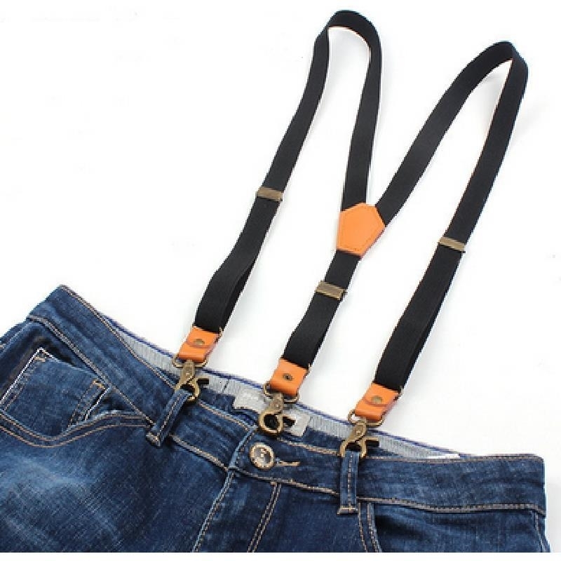 Retro mens hanger 3hook casual Trouser fashionable adjustable womens bracket y250326