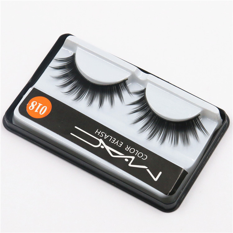 M MC 12 Pairs per Lot False Eye Lashes Brand Makeup 3d mink eyelashes Extensions