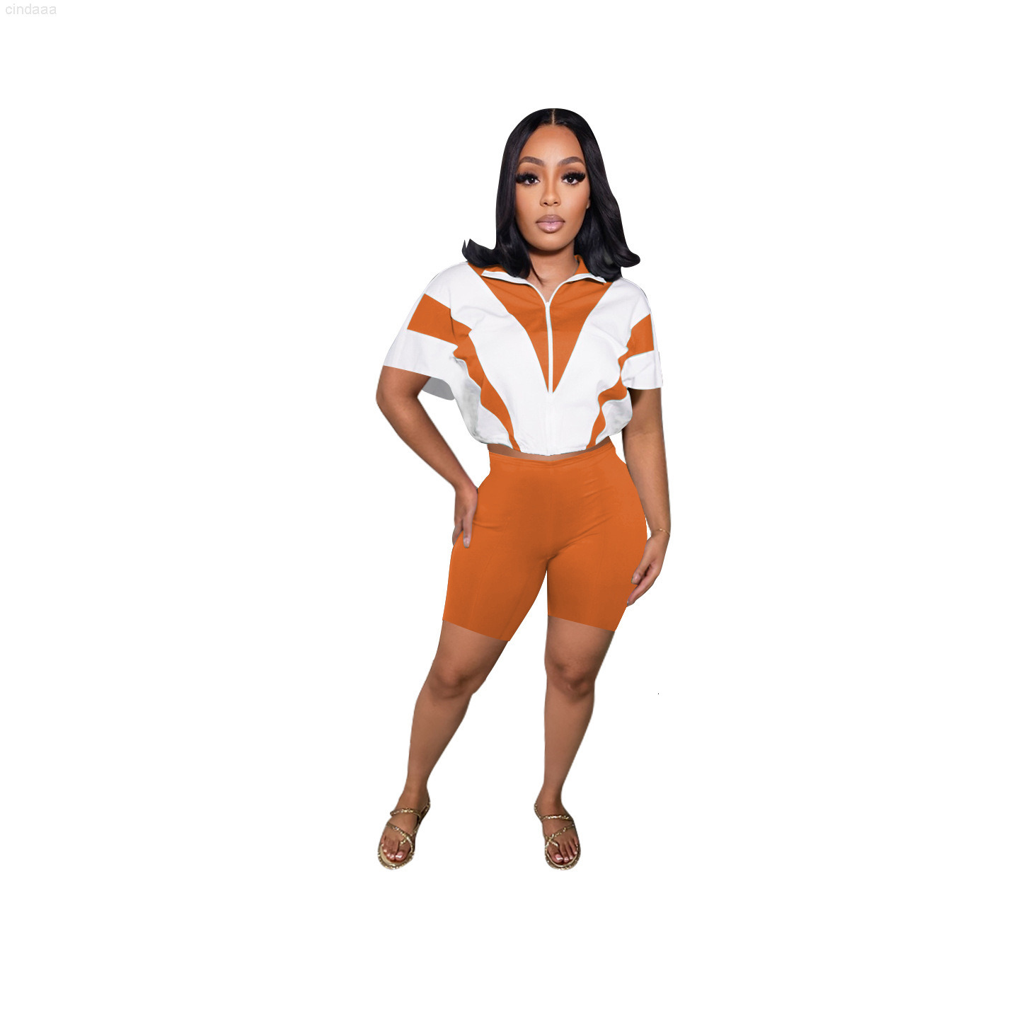 Women Tracksuits Two Pieces Set 2025 Summer New Fashion Casual Short Sleeve Shorts Bat Sleeve Sports Set