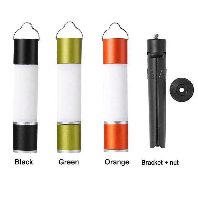 Multifunctional Flashlights Portable Hanging Tent Light USB Rechargeable Camping Light Waterproof 6 Modes with Tripod Stand M251115