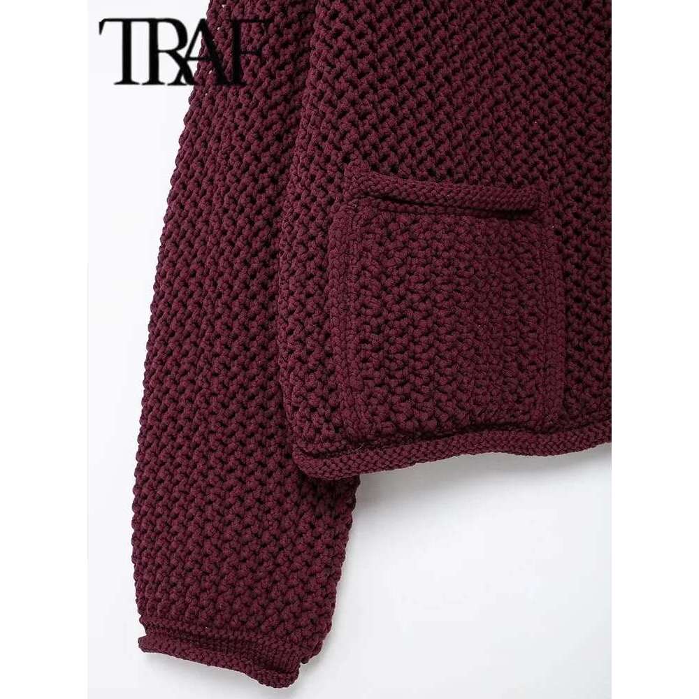 Autumn Winter Knitted For Women Casual Button Long Sleeve Female Sweater 2024 Fashion Loose Lady Cardigans Coat