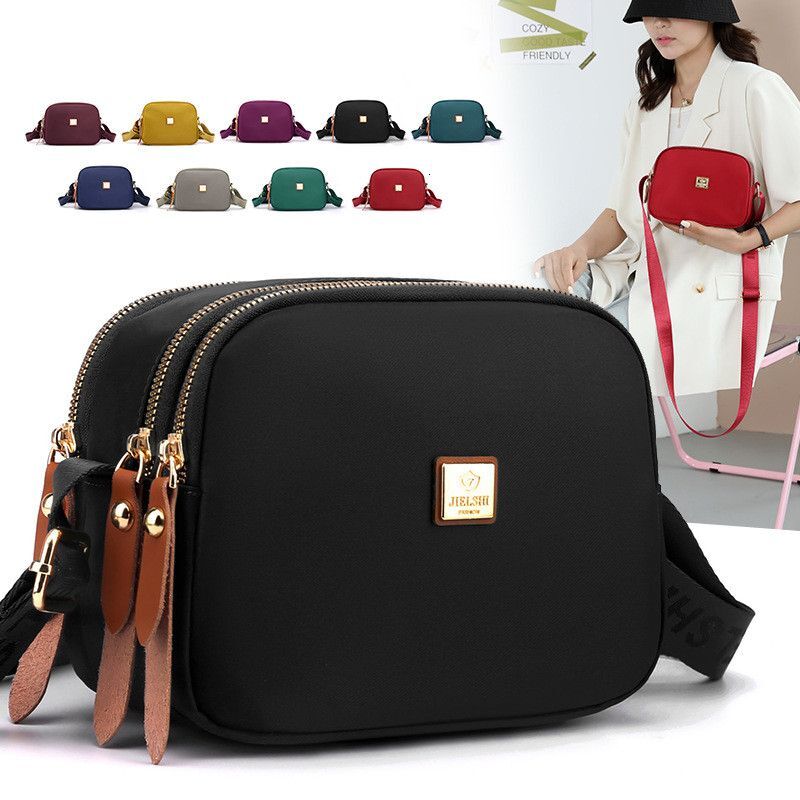 New Arrivals Women Soft Lightweight Nylon Crossbody Shoulder Handbags Cosmetic Storage Bags Gifts