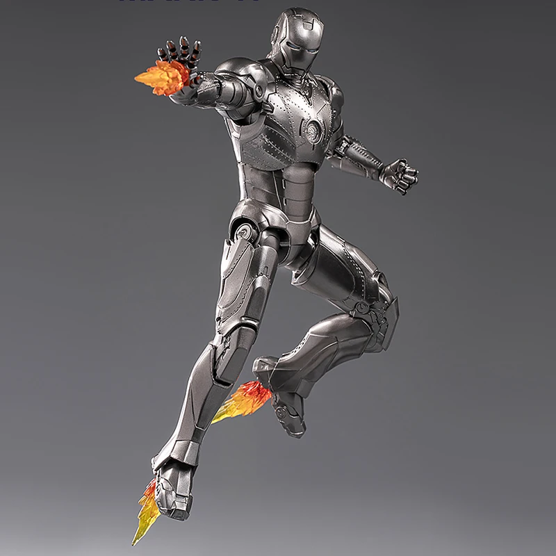 ZD Toys Marvel Official Licensed Iron Man MK2 7Inch Tony Stark Action Figure Avengers 1/10 Scale Collectible Model Kids Gifts Bulk Wholesale