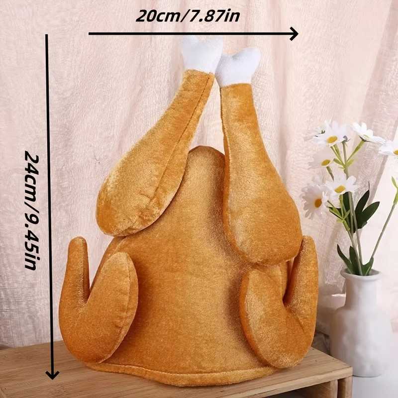 Interesting Chicken Leg Hat - Perfect for Thanksgiving Oktoberfest and Christmas Parties Y251115