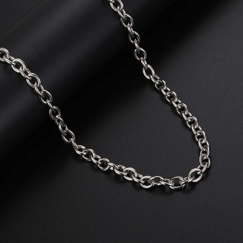 IMI Love OT Buckle Necklace Women Titanium Steel Couple Clavicle Ins Trendy Men Hip Hop Neck Chain Accessories YL244