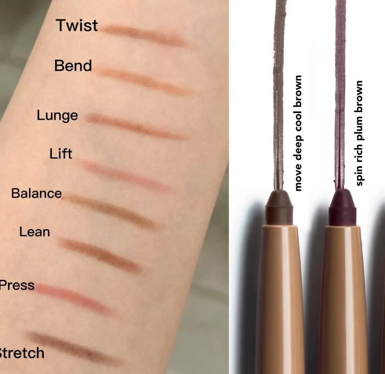 New Hot Fashion 11 Colors Lipstick Pencil Women's Professional peptide lip shape Lipliner Waterproof Lip Liner Pencil Makeup Tools