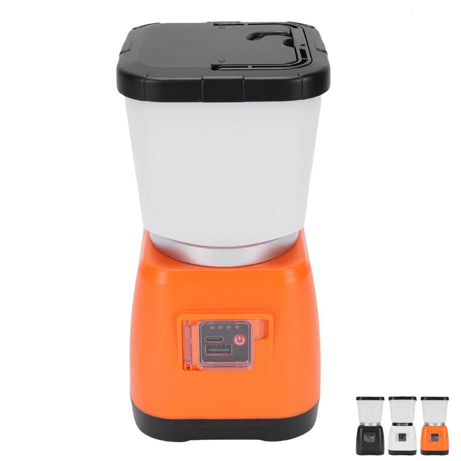 Rechargeable Camping Lantern LED Camping Light Adjustable Brightness Dual Light Source Waterproofing Portable Hook for Outdoor M251115