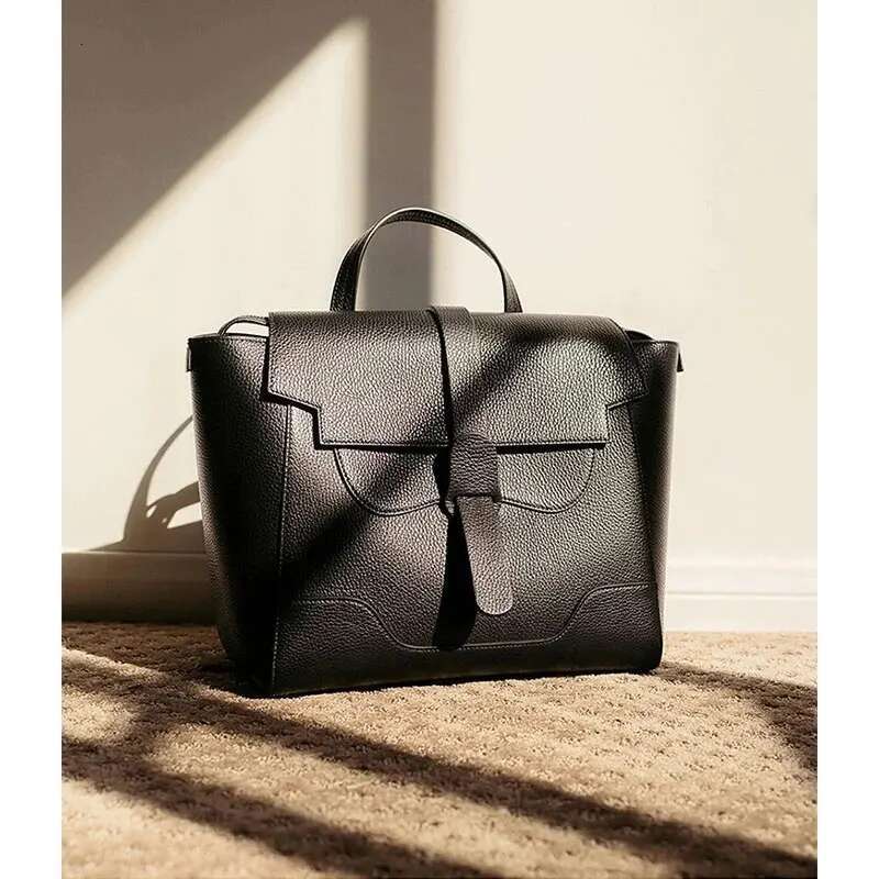 CCCKA 2025 New Commuter Niche Design Handbag Crossbody Shoulder Multifunctional Women's Bag Black Lady Large Backpack